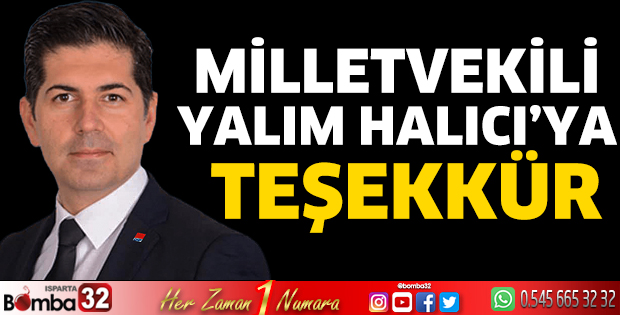 Isparta 32 Spor Yönetimi’nden Milletvekili Halıcı’ya teşekkür 