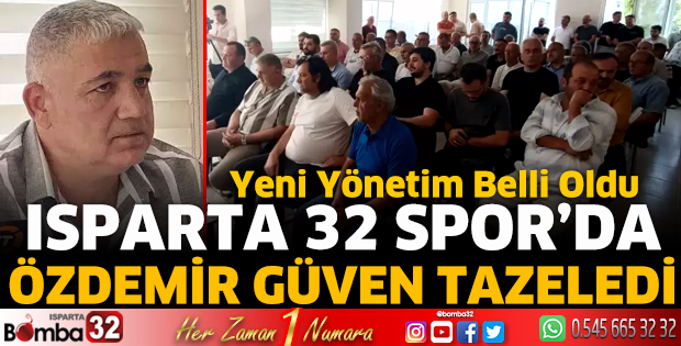 Isparta 32 Spor’da Gültekin Özdemir güven tazeledi