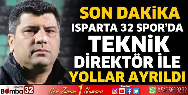 Isparta 32 Spor’da teknik direktör ile yollar ayrıldı