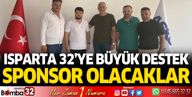 Isparta 32 Spor'a sponsor olacaklar