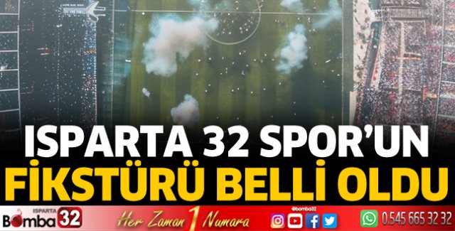 Isparta 32 Spor'un fikstürü belli oldu