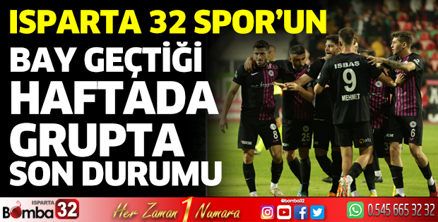 Isparta 32 Spor'un grubunda son durum