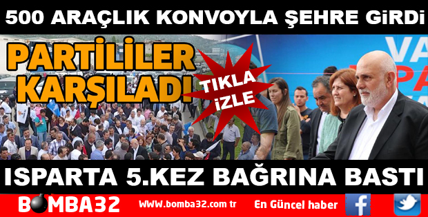 ISPARTA 5.KEZ BİLGİÇ'İ BAĞRINA BASTI
