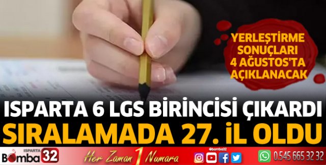 Isparta 6 LSG şampiyonu çıkardı
