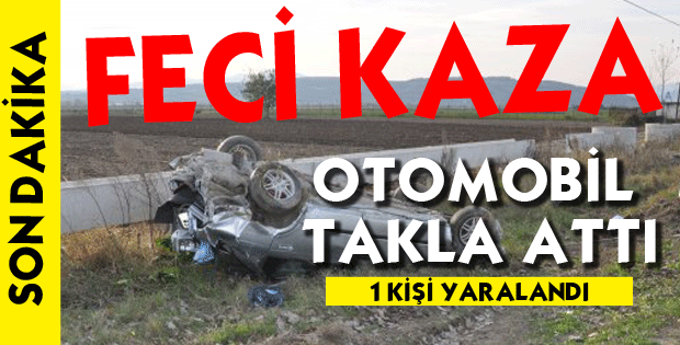 Isparta - Afyonkarahisar Yolunda Kaza