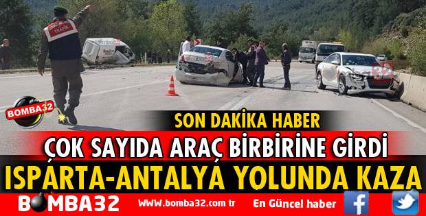 ISPARTA-ANTALYA YOLUNDA AKILMAZ KAZA