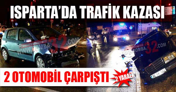 Isparta - Antalya Yolunda Feci Kaza!