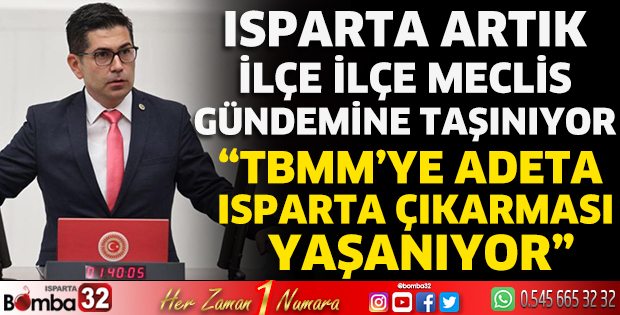Isparta artık ilçe ilçe meclis gündemine taşınıyor