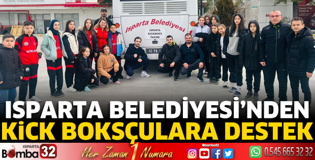 Isparta Belediyesi’nden Kick Boksçulara destek