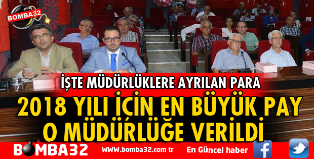 ISPARTA BELEDİYESİ'NDE EN BÜYÜK PAY FEN İŞLERİNE