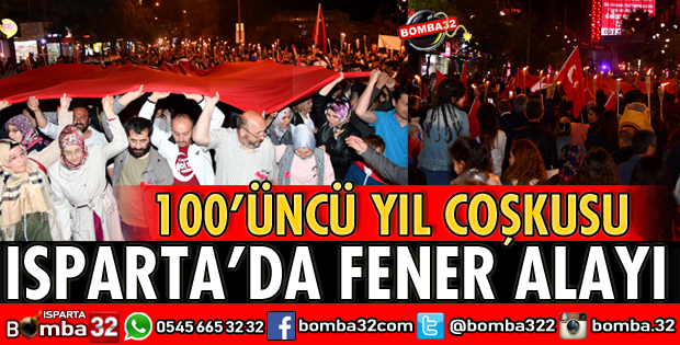 ISPARTA BELEDİYESİNDEN 19 MAYIS FENER ALAYI