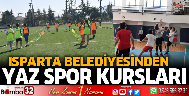 Isparta Belediyesinden yaz spor kursları