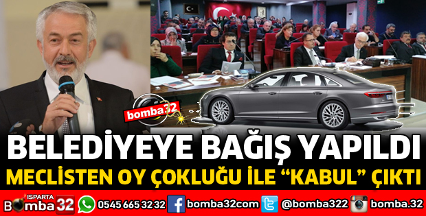 ISPARTA BELEDİYESİNE ARAÇLAR HİBE EDİLDİ