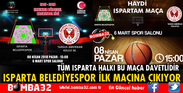 ISPARTA BELEDİYESPOR İLK MAÇINA ÇIKIYOR