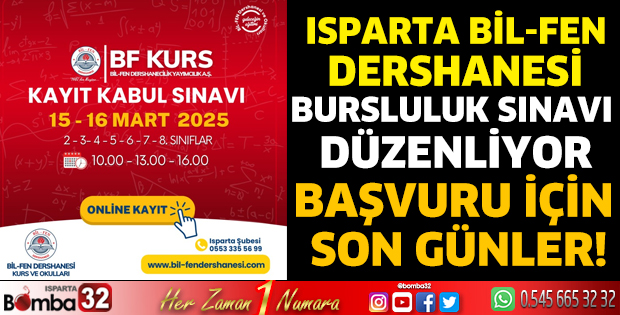 Isparta Bil-Fen Dershanesi'nden Bursluluk Sınavı 