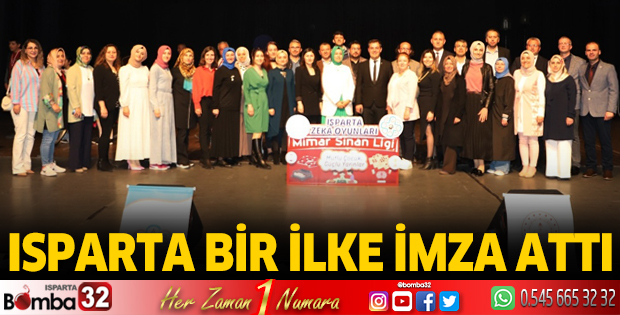 Isparta bir ilke imza attı