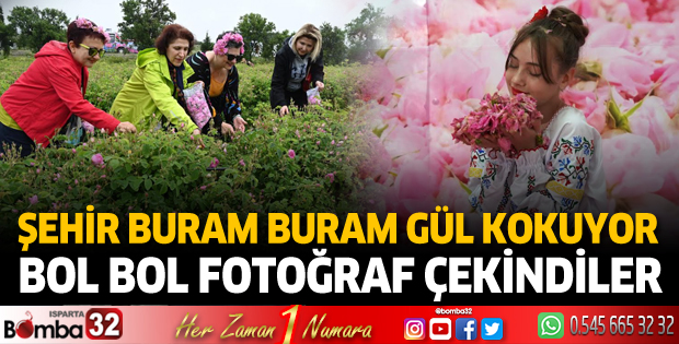 Isparta buram buram gül kokuyor
