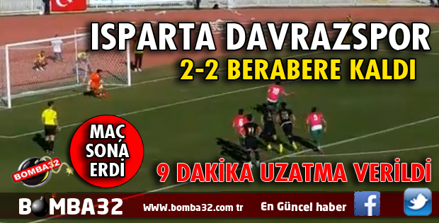 ISPARTA DAVRAZSPOR 2 SARAYÖNÜ BELEDİYESPOR 2 