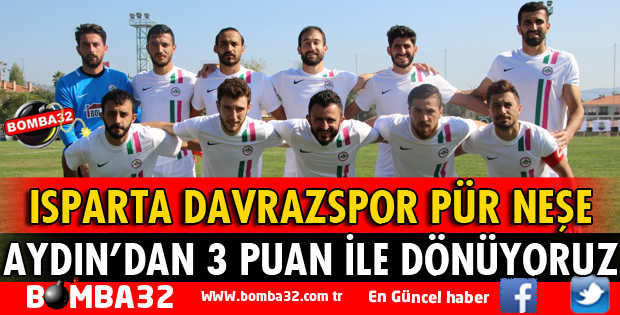 ISPARTA DAVRAZSPOR AYDIN DEPLASMANINDA 