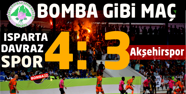 ISPARTA DAVRAZSPOR BOMBA GİBİ DEVAM EDİYOR