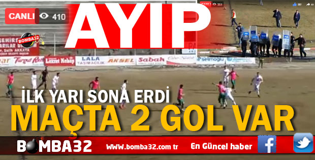 ISPARTA DAVRAZSPOR DEPLASMANDA İŞTE İLK YARI SONUCU 