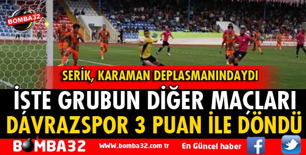 ISPARTA DAVRAZSPOR EREĞLİSPOR DEPLASMANINDA