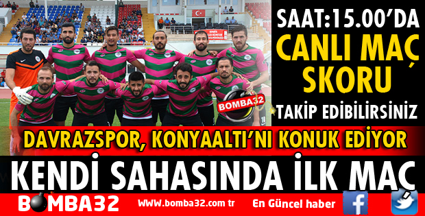 ISPARTA DAVRAZSPOR KONYAALTI BELEDİYESPOR'U AĞIRLIYOR