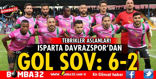 ISPARTA DAVRAZSPOR MANAVGATSPOR'U 6-2 YENDİ