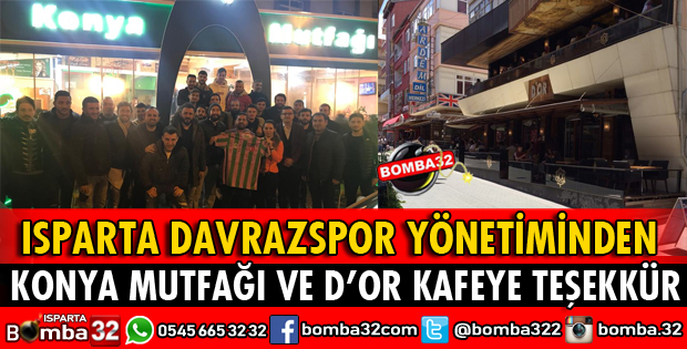 ISPARTA DAVRAZSPOR YÖNETİM KURULUNDAN TEŞEKKÜR