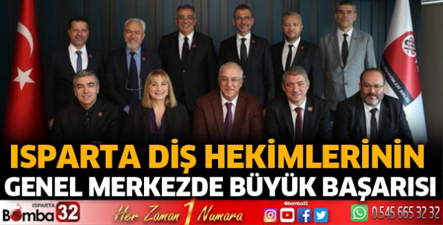 Isparta Diş Hekimlerinin büyük başarısı