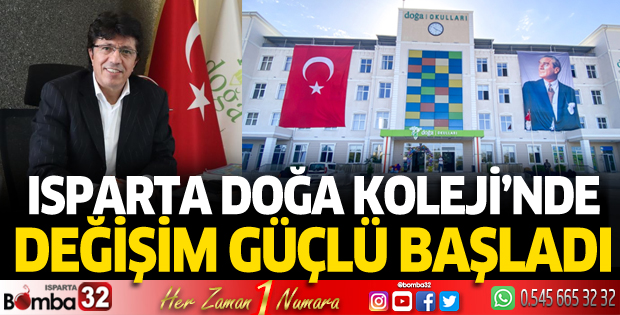 Isparta Doğa Koleji’nde değişim güçlü başladı