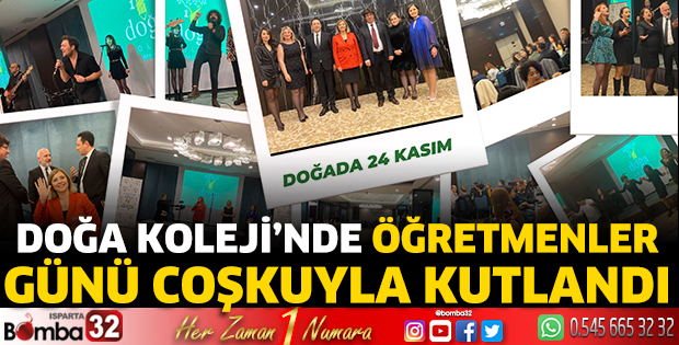 Isparta Doğa Koleji’nde Öğretmenler Günü coşkuyla kutlandı