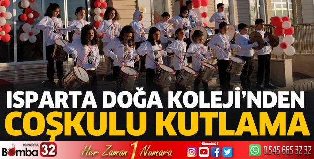 Isparta Doğa Koleji’nden coşkulu kutlama