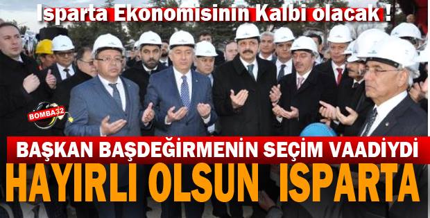 Isparta Ekonomi Kampüsünün temeli atıldı