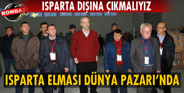 ISPARTA ELMASI DÜNYA PAZARI’NDA 