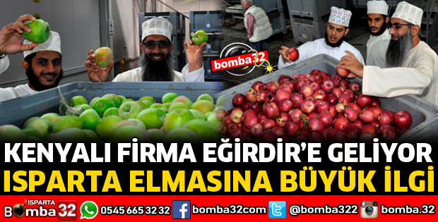 ISPARTA ELMASINA YABANCILARDAN BÜYÜK İLGİ
