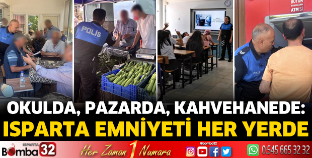Isparta Emniyeti her yerde