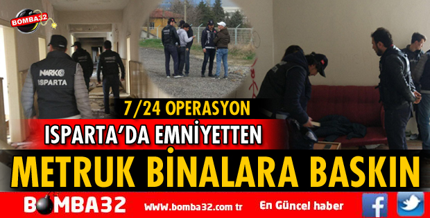 ISPARTA EMNİYETİ KONTROLLERİ ARTIRDI