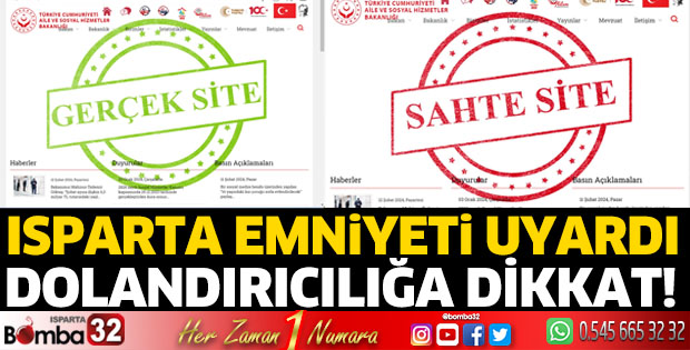 Isparta emniyeti uyardı