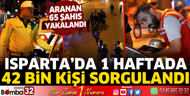 Isparta Emniyeti’nden Huzur Operasyonu