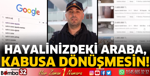 Isparta Emniyeti’nden İkinci El Araç Alacaklara Uyarı