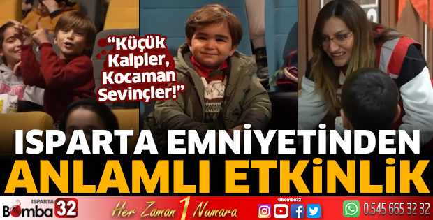 Isparta Emniyetinden Anlamlı Etkinlik