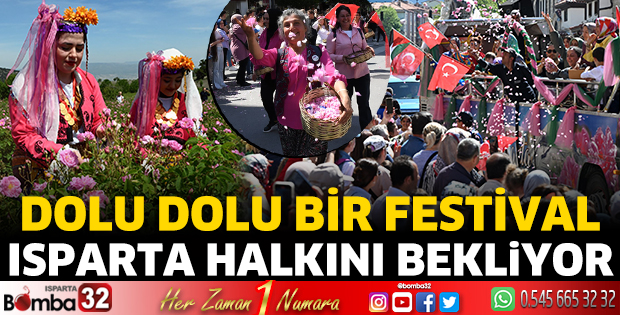 Isparta Gül Festivaline hazır 