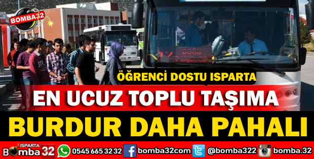 ISPARTA HALK OTOBÜSLERİ, TÜRKİYE GENELİNDE EN UCUZ ULAŞIMI SAĞLIYOR