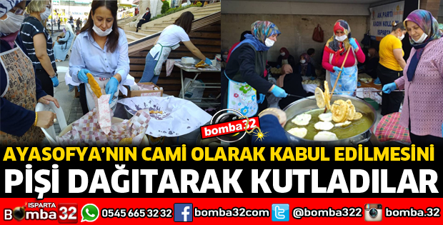 ISPARTA HALKINA PİŞİ İKRAMINDA BULUNDULAR