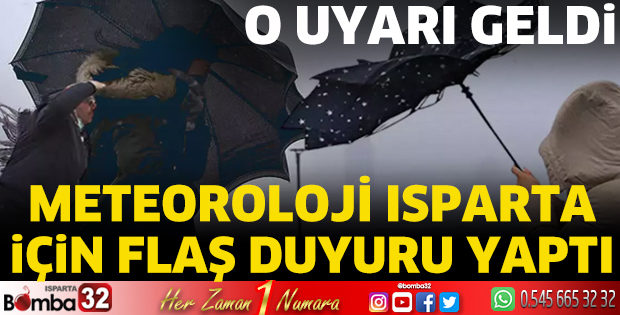 Isparta için flaş duyuru yaptı