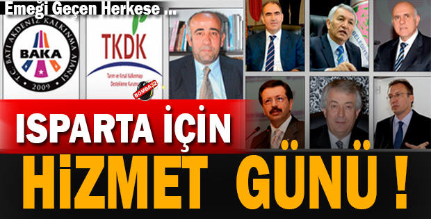Isparta İçin Hizmet Günü