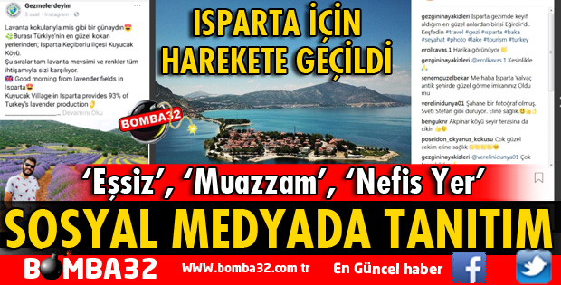 ISPARTA İÇİN SOSYAL MEDYADA TANITIM ATAĞI