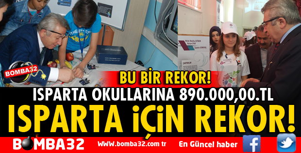 ISPARTA İL MİLLİ EĞİTİM MÜDÜRLÜĞÜNDEN TÜBİTAK 4006 BİLİM FUARI PROJELERİNE REKOR KABUL