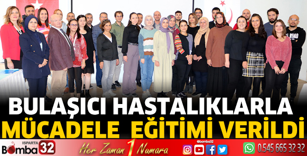 Isparta İl Sağlık Müdürlüğünde eğitimler devam ediyor